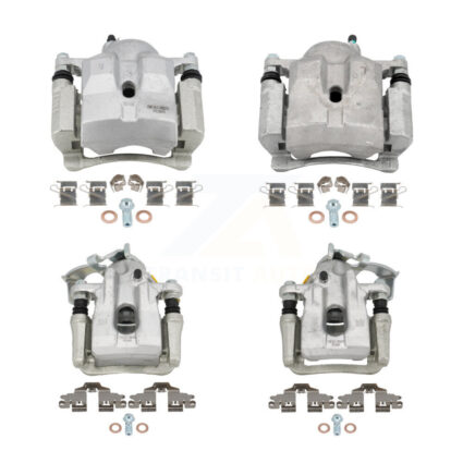 Front Rear Brake Caliper Left Right Side (Driver Passenger) Kit For Toyota Prius Plug-In KBC-100570