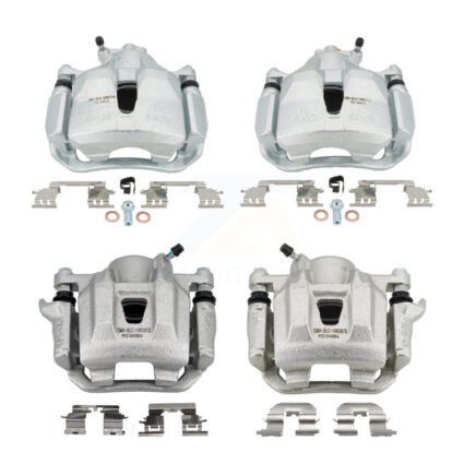 Front Rear Brake Caliper Left Right Driver Passenger Side Kit For 2004-2010 Toyota Sienna KBC-100571