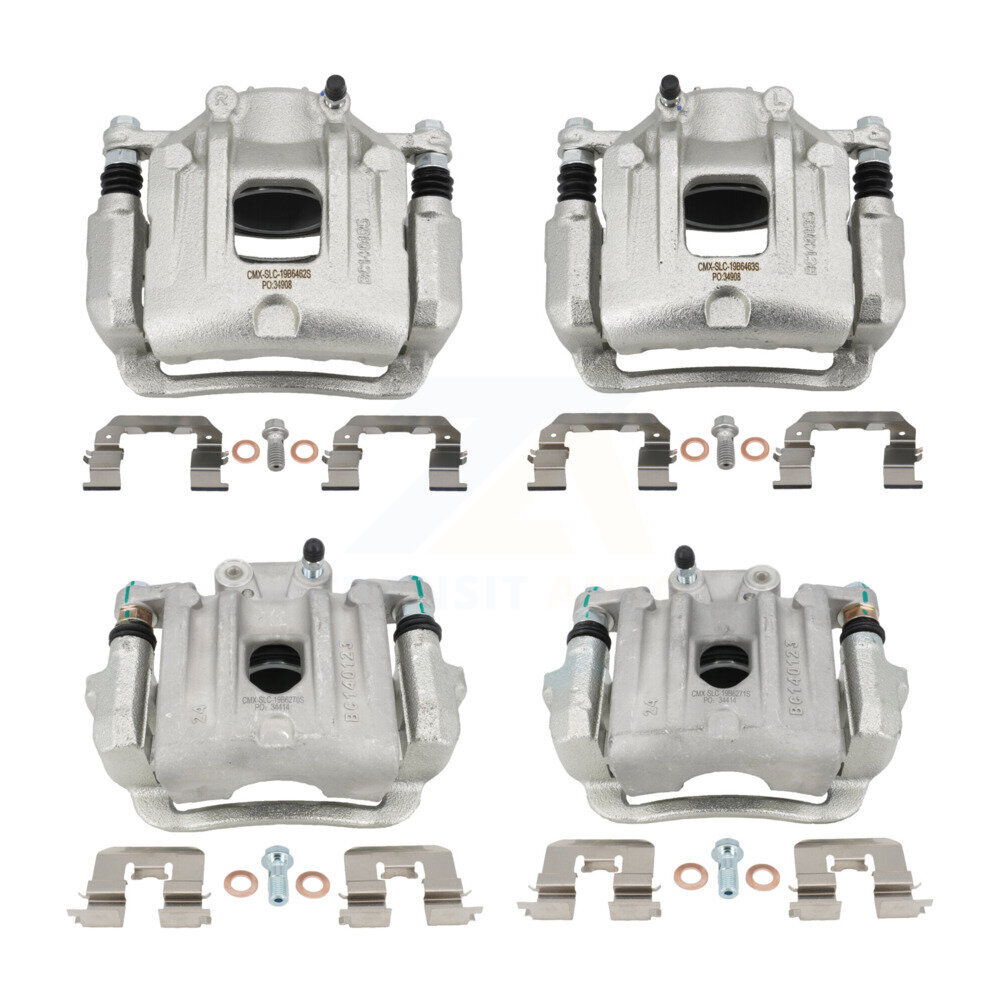 Front Rear Brake Caliper Left Right Side Kit For 2014-2015 Kia Sorento Limited with 3.3L KBC-100572