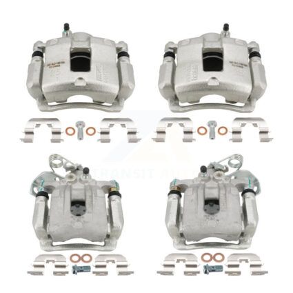 Front Rear Brake Caliper Kit For 17-20 Hyundai Elantra 2.0L Vehicles Manufactured In USA KBC-100576