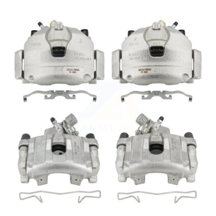 Front Rear Disc Brake Caliper Kit For 2013-2018 Ford Focus ST With 320mm Diameter Rotor KBC-100579