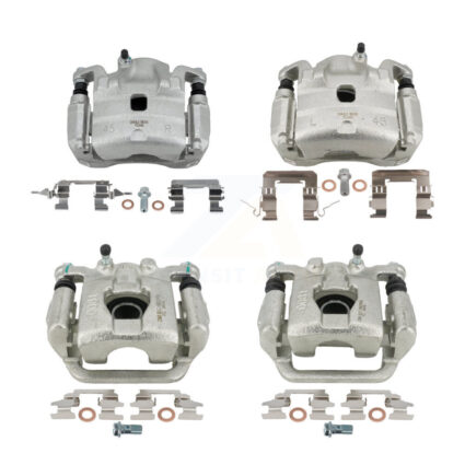 Front Rear Disc Brake Caliper Left Right Side (Driver Passenger) Kit For Nissan Altima KBC-100580