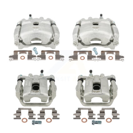 Front Rear Disc Brake Caliper Left Right Side (Driver Passenger) Kit For Nissan LEAF KBC-100582