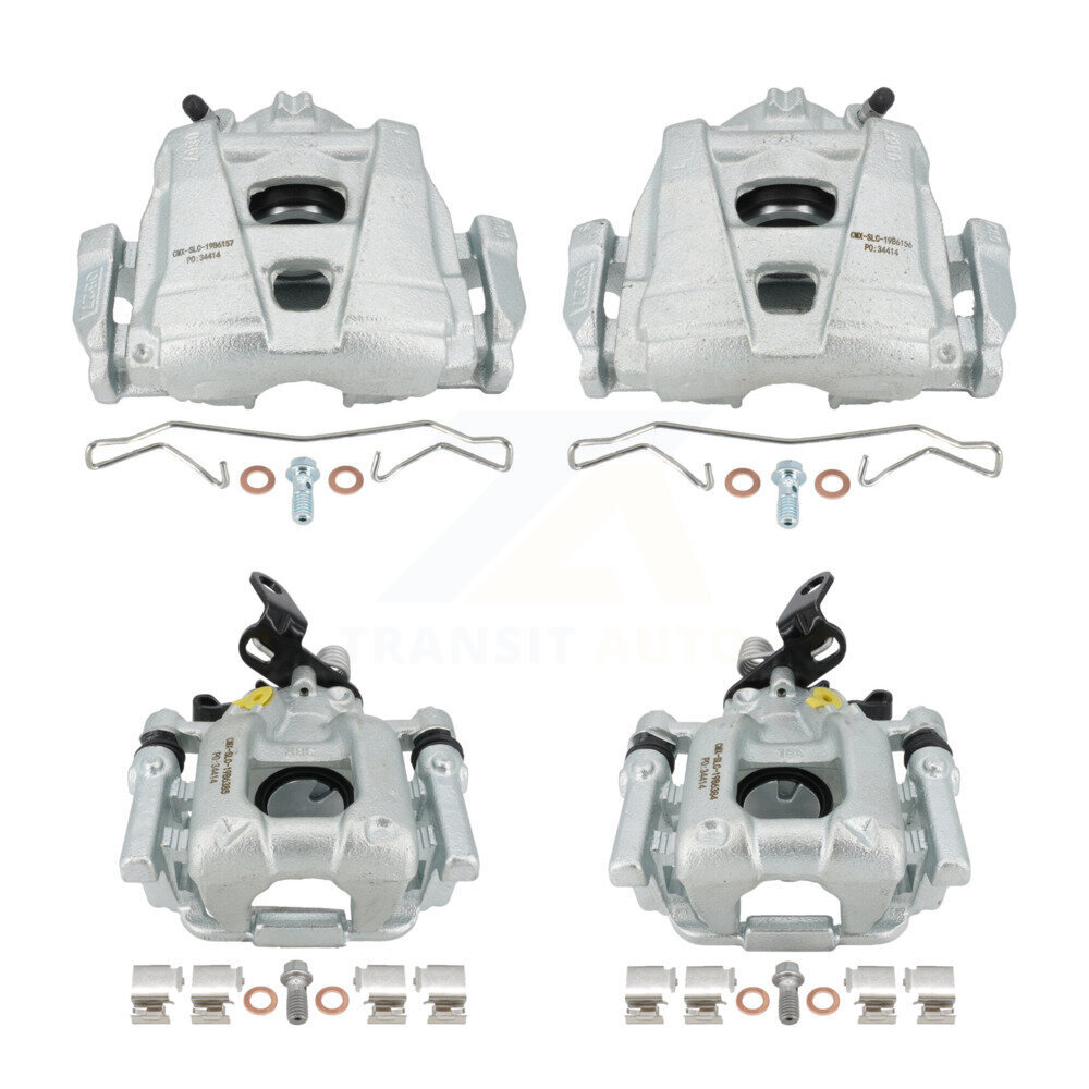 Front Rear Brake Caliper Left Right Side (Driver Passenger) Kit For Volkswagen Passat KBC-100583