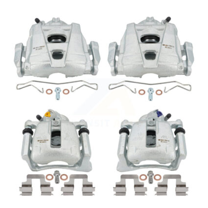 Front Rear Brake Caliper Left Right Driver Passenger Kit For 2009-2011 Volkswagen Tiguan KBC-100584