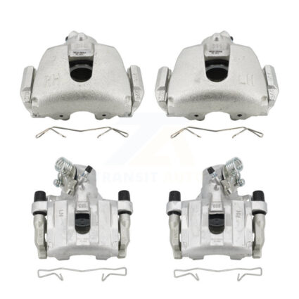 Front Rear Brake Caliper Left Right Driver Passenger Side Kit For 2010 Mazda 3 Sport 2.5L KBC-100609