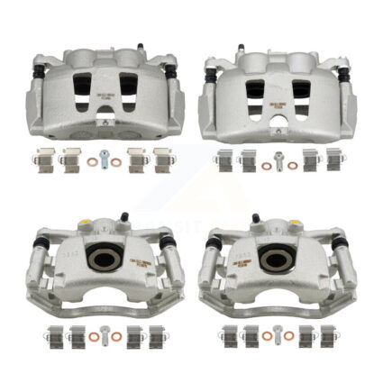 Front Rear Disc Brake Caliper Kit For 2018-2022 Jeep Wrangler With Heavy Duty Brakes KBC-100610