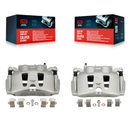 Front Brake Caliper Left Right Side (Driver Passenger) Kit For Jeep Wrangler Gladiator KBC-100611