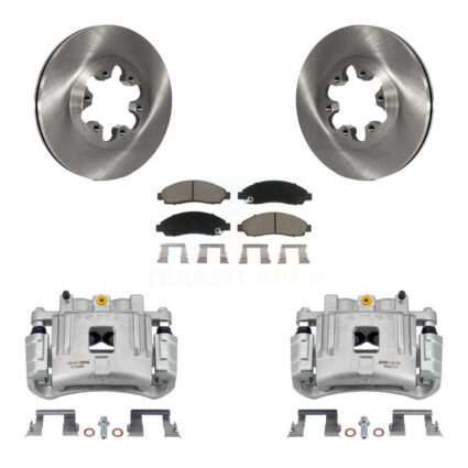 Front Brake Caliper Rotors Ceramic Pad Kit For Chevrolet Colorado GMC Canyon Isuzu i-280 KC8-100078C