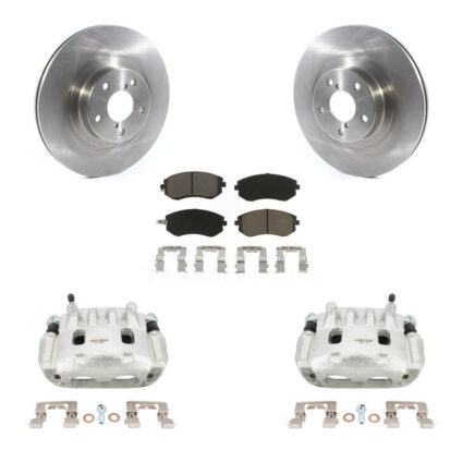 Front Brake Caliper Rotor And Ceramic Pad Kit For Subaru Outback Forester Impreza Legacy KC8-100105C