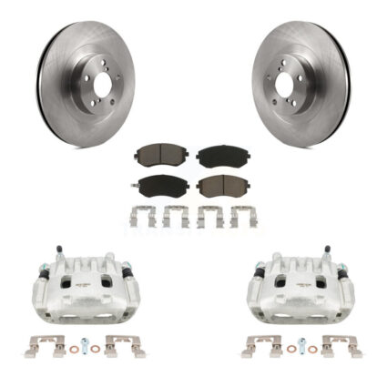 Front Brake Caliper Rotor And Ceramic Pad Kit For Subaru Forester Impreza Outback Legacy KC8-100108C