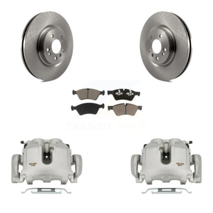 Front Brake Caliper Rotor & Ceramic Pad Kit For Mercedes-Benz ML350 R350 ML500 R320 R500 KC8-100177C