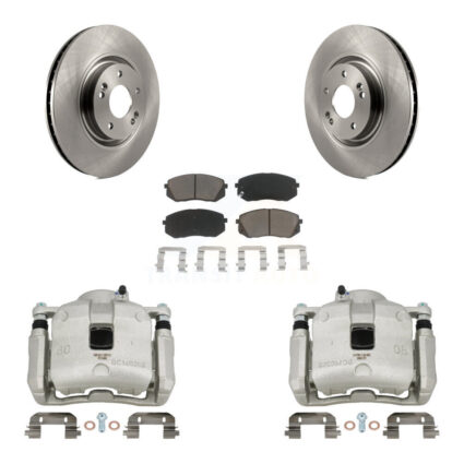 Front Brake Caliper Rotors Ceramic Pad Kit For Hyundai Tucson FUEL CELL EV (FCEV) engine KC8-100245C