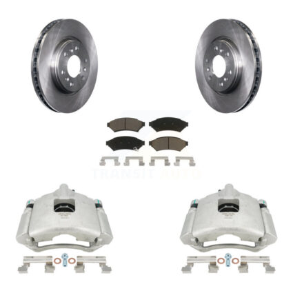 Front Brake Caliper Rotor & Ceramic Pad Kit For Pontiac Montana Chevrolet Uplander Buick KC8-100267C