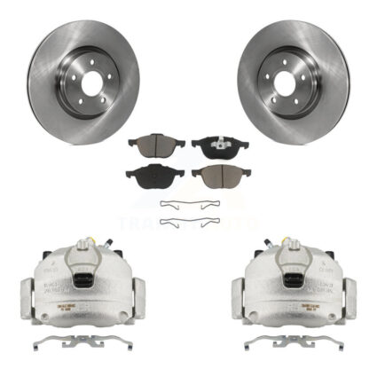 Front Brake Caliper Rotors Ceramic Pad Kit For 14 Ford Transit Connect 104.8″ wheel base KC8-100274C