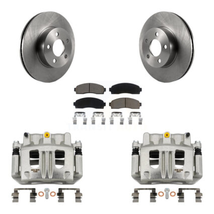 Front Brake Caliper Rotor And Ceramic Pad Kit For Ford Ranger Mazda B4000 Explorer Sport KC8-100291C