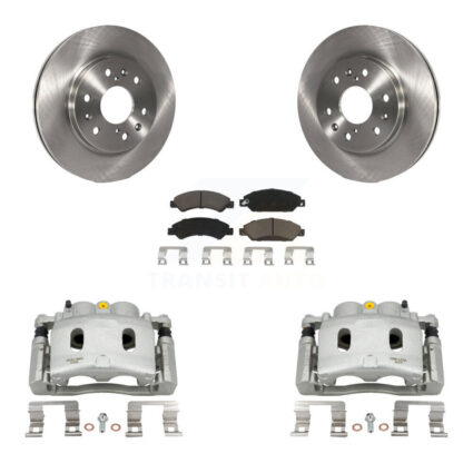 Front Brake Caliper Rotors Ceramic Pad Kit For Chevrolet Avalanche Cadillac GMC Tahoe XL KC8-100295C