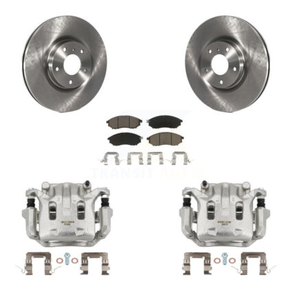 Front Brake Caliper Rotor & Ceramic Pad Kit For INFINITI Nissan Murano G37 EX35 370Z G35 KC8-100311C