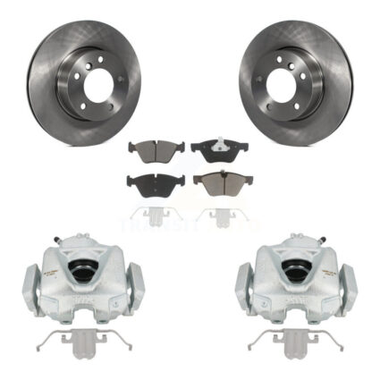 Front Brake Caliper Rotor & Ceramic Pad Kit For BMW 323i With 300mm Diameter KC8-100353C