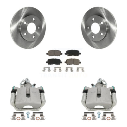 Rear Brake Caliper Rotor And Ceramic Pad Kit For Buick Chevrolet Impala LaCrosse Pontiac KC8-100405C