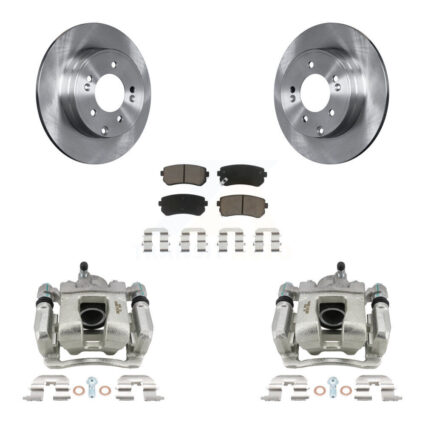 Rear Brake Caliper Rotor & Ceramic Pad Kit For Hyundai Tucson FUEL CELL EV (FCEV) engine KC8-100498C