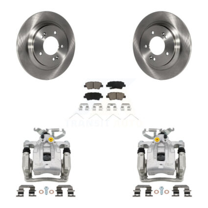 Rear Brake Caliper Rotor And Ceramic Pad Kit For Kia Niro With 284mm Diameter KC8-100517C