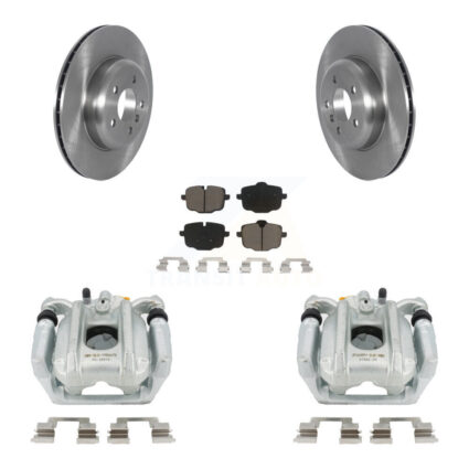 Rear Brake Caliper Rotor And Ceramic Pad Kit For BMW 535i With 345mm Diameter KC8-100592C