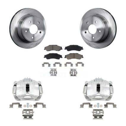 Rear Brake Caliper Rotor And Ceramic Pad Kit For Chevrolet S10 RWD with Disc rear brakes KC8-100611C