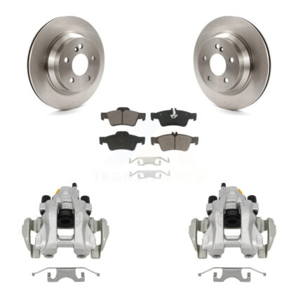 Rear Brake Caliper Rotors Ceramic Pad Kit For Mercedes-Benz E350 E500 E320 CLS550 CLS500 KC8-100628C