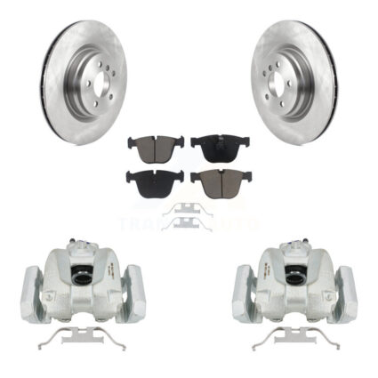 Rear Brake Caliper Rotor Ceramic Pad Kit For BMW 750i xDrive 750Li 550i GT Alpina B7 B7L KC8-100646C