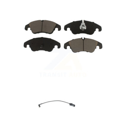 Front Ceramic Disc Brake Pad & Wear Sensor Kit For Audi Q5 A4 Quattro A5 S4 S5 allroad A6 KCW-100482