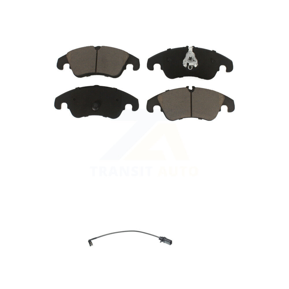 Front Ceramic Disc Brake Pad & Wear Sensor Kit For Audi Q5 A4 Quattro A5 S4 S5 allroad A6 KCW-100482