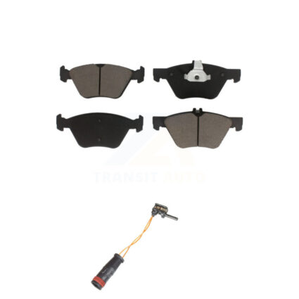 Front Ceramic Disc Brake Pads And Wear Sensors Kit For Mercedes-Benz E350 E300 KCW-100486
