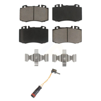 Front Ceramic Brake Pad Wear Sensor Kit For Mercedes-Benz E350 C230 SL500 SLK350 S430 C32 KCW-100487