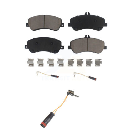 Front Ceramic Disc Brake Pads And Extra Wear Sensors Kit For Mercedes-Benz GLK350 GLK250 KCW-100491