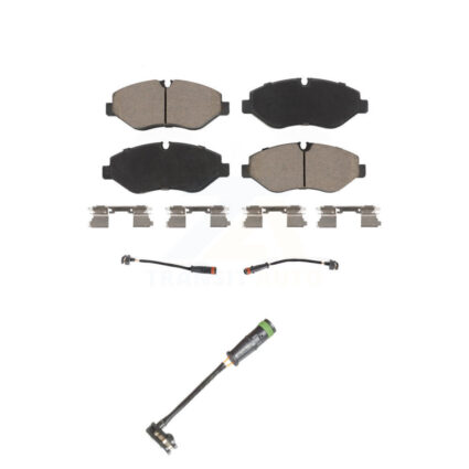 Front Ceramic Disc Brake Pad Extra Wear Sensor Kit For Mercedes-Benz Sprinter 2500 Metris KCW-100500