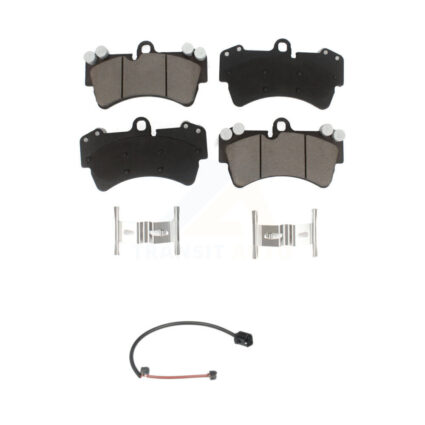 Front Ceramic Disc Brake Pads And Wear Sensors Kit For Audi Q7 Porsche Cayenne KCW-100523