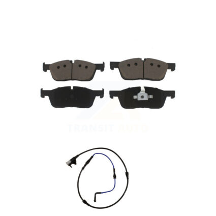 Front Ceramic Disc Brake Pads And Wear Sensors Kit For Jaguar XE XF KCW-100533