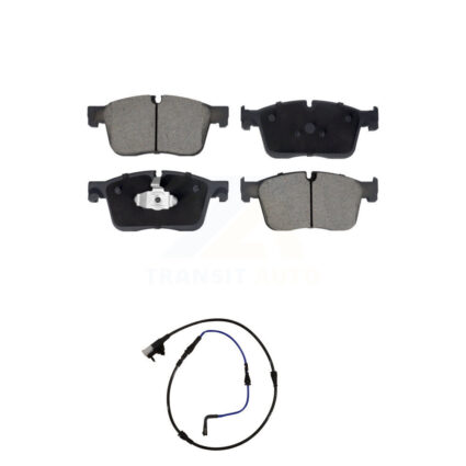 Front Ceramic Disc Brake Pads And Wear Sensors Kit For Jaguar XE XF KCW-100535