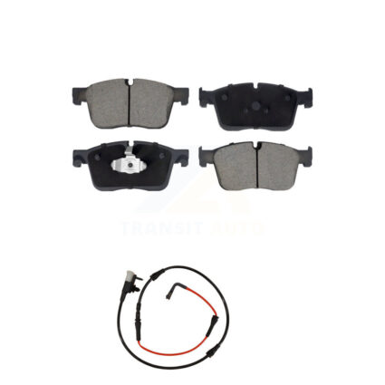 Front Ceramic Disc Brake Pads And Wear Sensors Kit For Jaguar XE KCW-100536