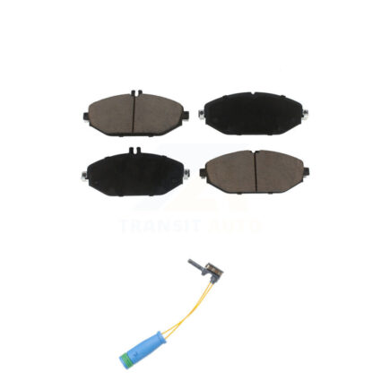 Front Ceramic Disc Brake Pad Wear Sensor Kit For Mercedes-Benz C300 Without Sport Package KCW-100537
