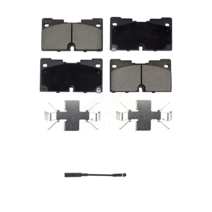 Front Ceramic Brake Pad & Wear Sensor Kit For GMC Chevrolet Silverado 1500 Sierra Limited KCW-100543