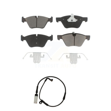 Front Ceramic Disc Brake Pad Wear Sensor Kit For BMW 525i With 310mm Diameter Rotor KCW-100554