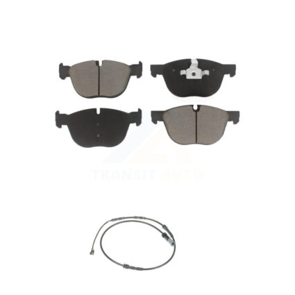 Front Ceramic Disc Brake Pads And Wear Sensors Kit For 2017 BMW X4 M40i KCW-100564