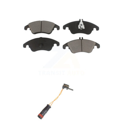 Front Ceramic Brake Pad & Wear Sensor Kit For Mercedes-Benz C300 E350 C350 E550 E250 E400 KCW-100574