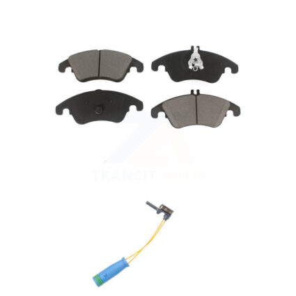 Front Ceramic Disc Brake Pads And Wear Sensors Kit For Mercedes-Benz E400 KCW-100576