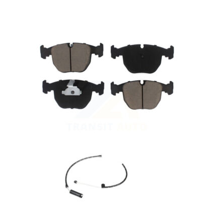 Front Ceramic Disc Brake Pads And Wear Sensors Kit For BMW X5 KCW-100588