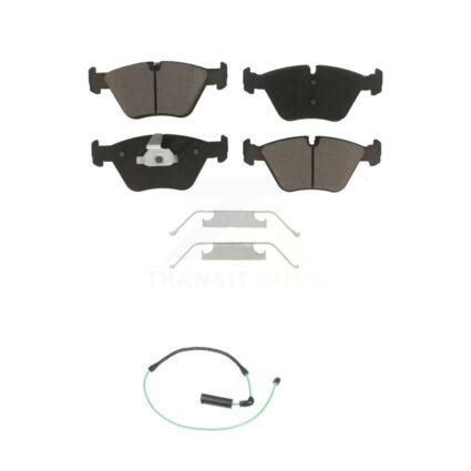 Front Ceramic Disc Brake Pads And Wear Sensors Kit For BMW 330Ci 330i 330xi M3 KCW-100592