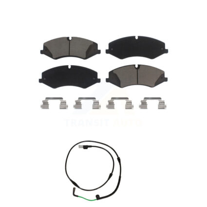 Front Ceramic Disc Brake Pads And Wear Sensors Kit For Land Rover LR4 KCW-100605