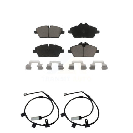 Front Ceramic Disc Brake Pads And Wear Sensor Pairs Kit For Mini Cooper KCW-100614
